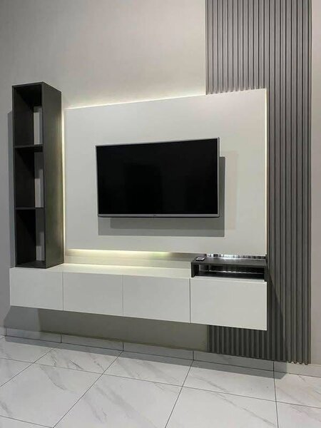 Meuble TV mural moderne