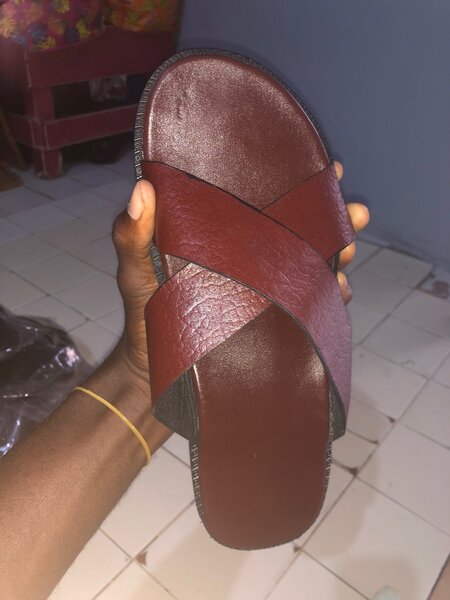 Sandale en cuir pour homme