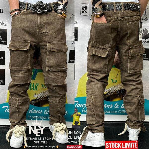 Pantalons cargo hommes tendance