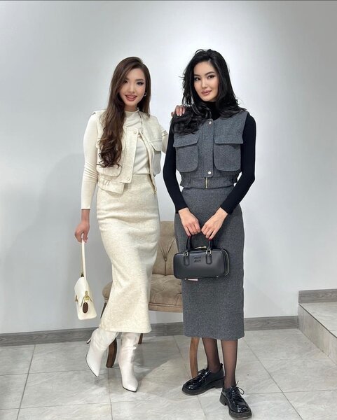 Нашумевшие тройка       Утупленный        Кофта+жилет+юбка