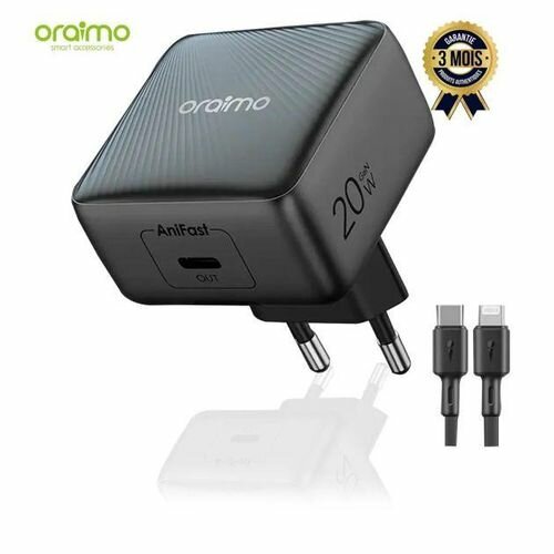 Chargeur Oraimo 20W iPhone