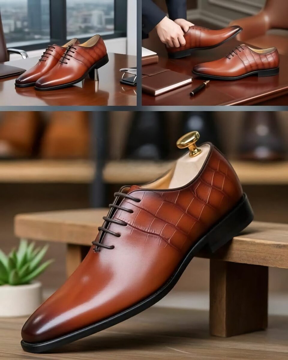 Chaussures en cuir élégantes