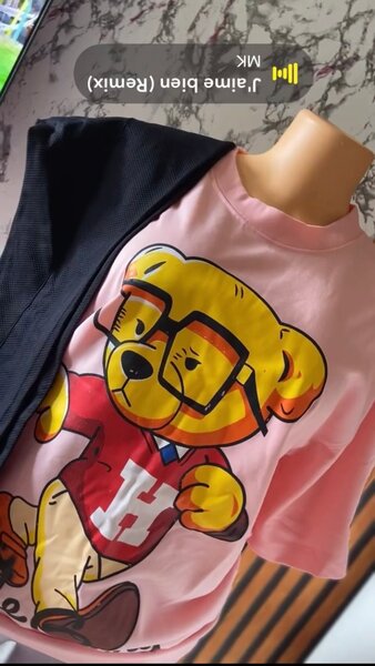 T-shirt graphique ours pour hommes