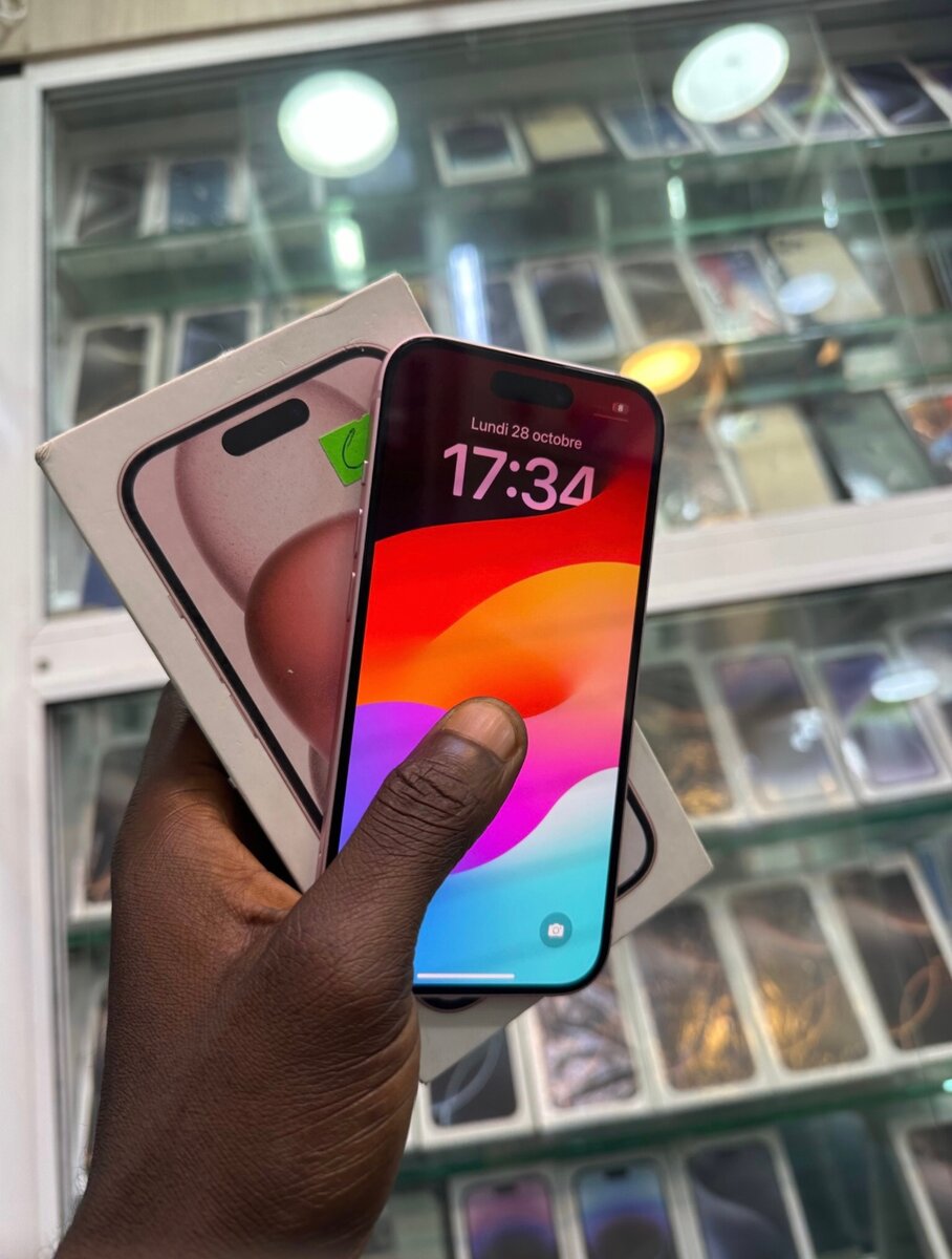 Smartphone moderne rose