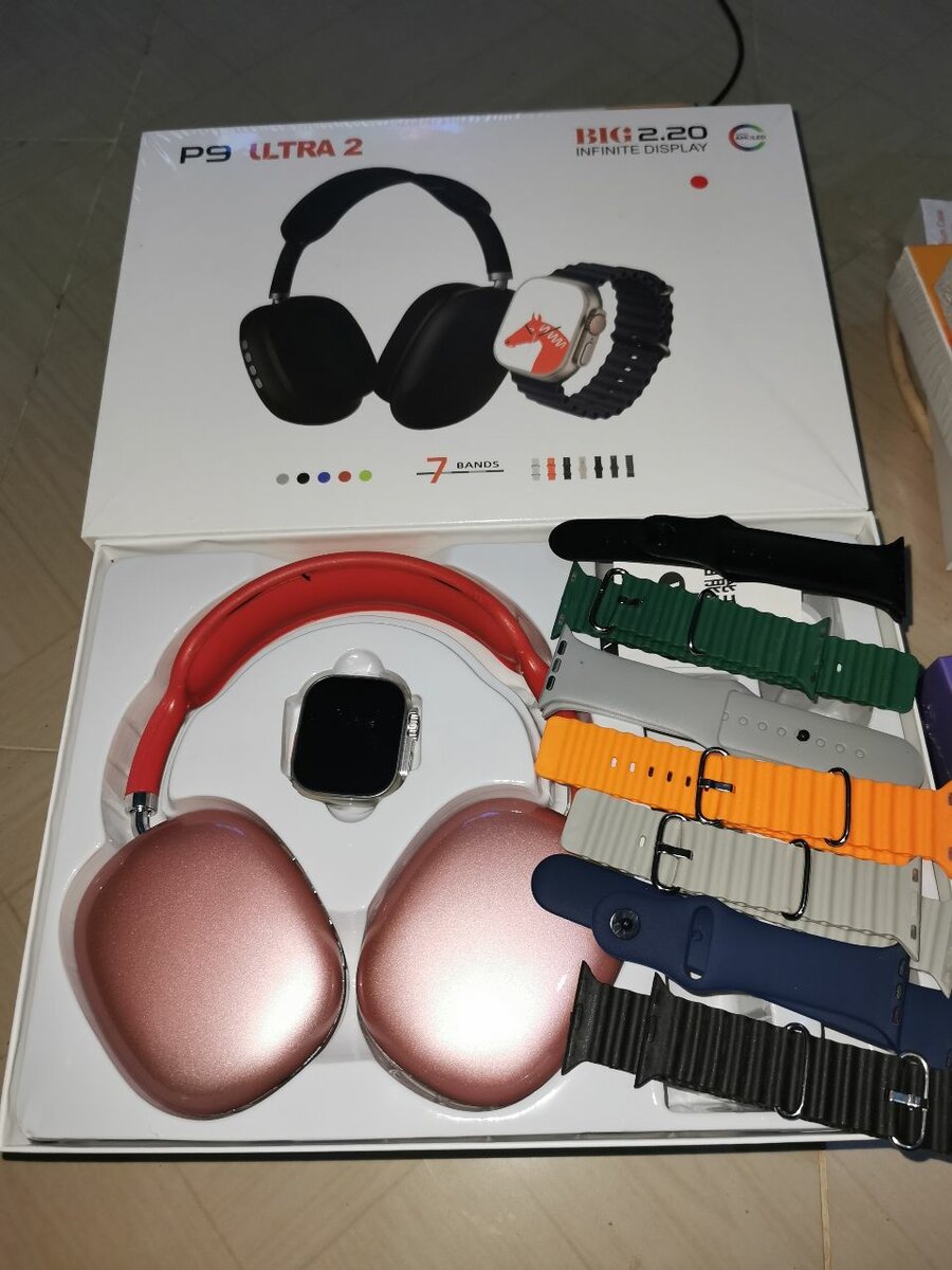 Montre connectée et casque P9