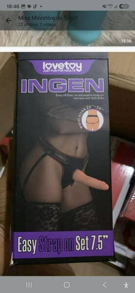 Lovetoy Harnais Strapon 7.5"