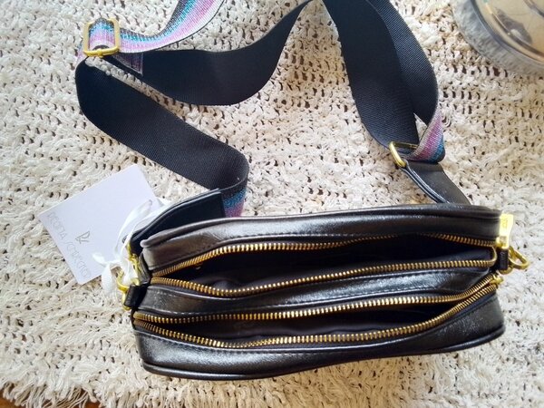 Sac bandoulière chic noir