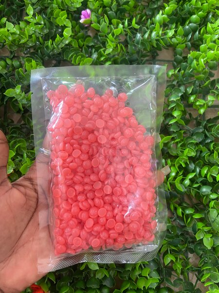 Pastilles de cire rose