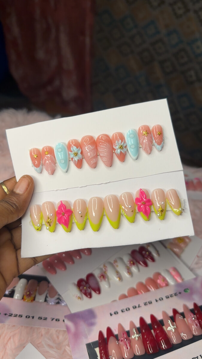 Ongles Press-On Design Été