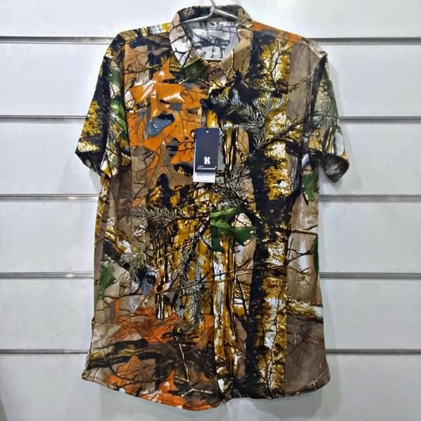 Chemise imprimée florale homme