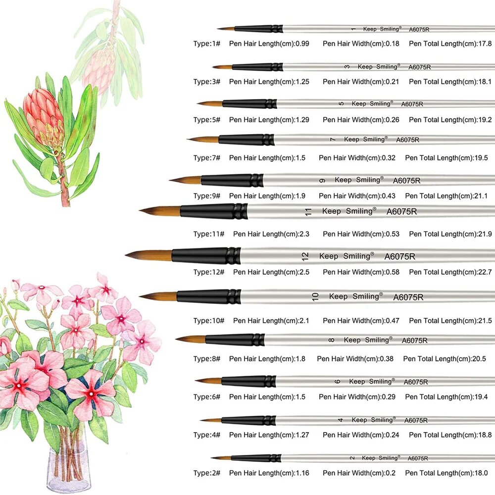 Round Tip Paint Brush