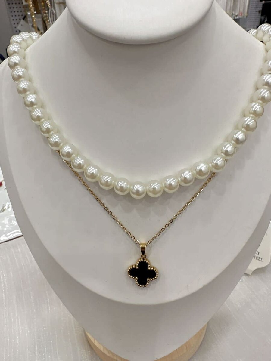 Fashion necklace 2 in 1