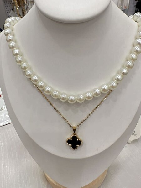 Fashion necklace 2 in 1