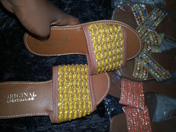 Mules perlées du Sénégal