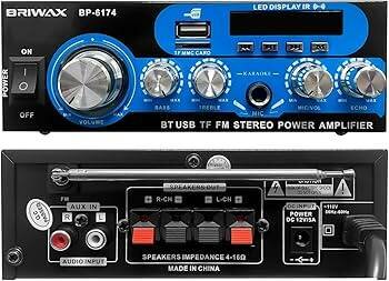 Amplificateur Stéréo Bluetooth Briwax