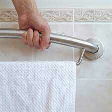 Bathroom Grab and Towel Hang Bar