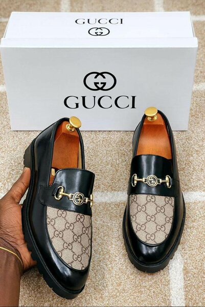 Mocassins en cuir Gucci élégants