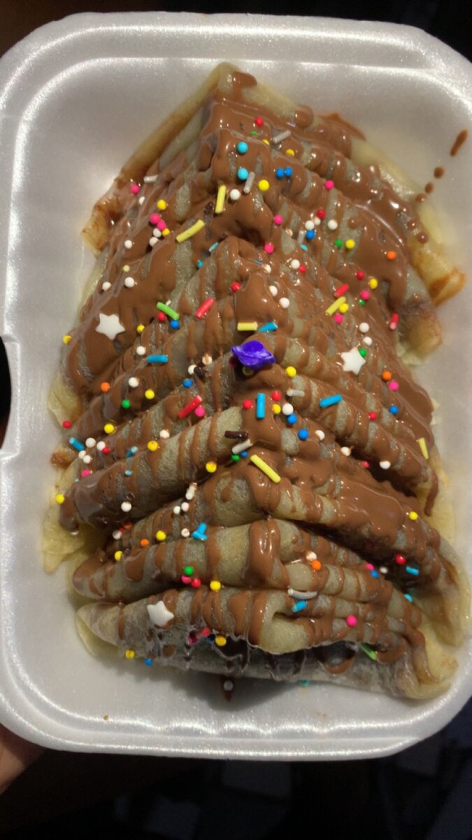 Crêpes fourrées au nutella