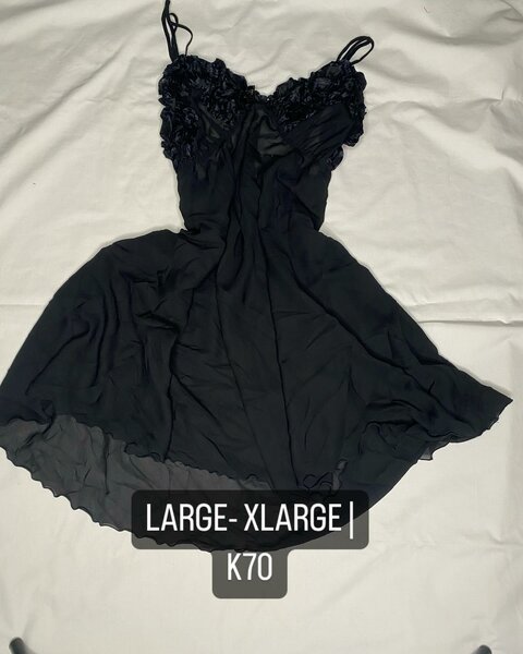 Beautiful Women's Pajama Dress black