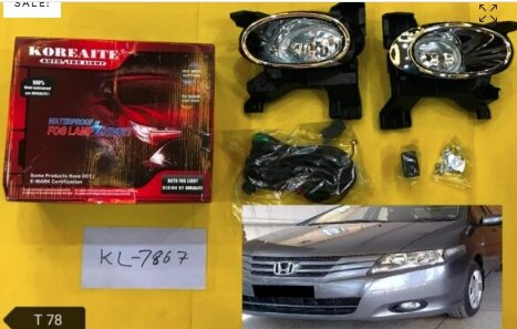  Korealite Fog Light CIty 2008 KL 7867
