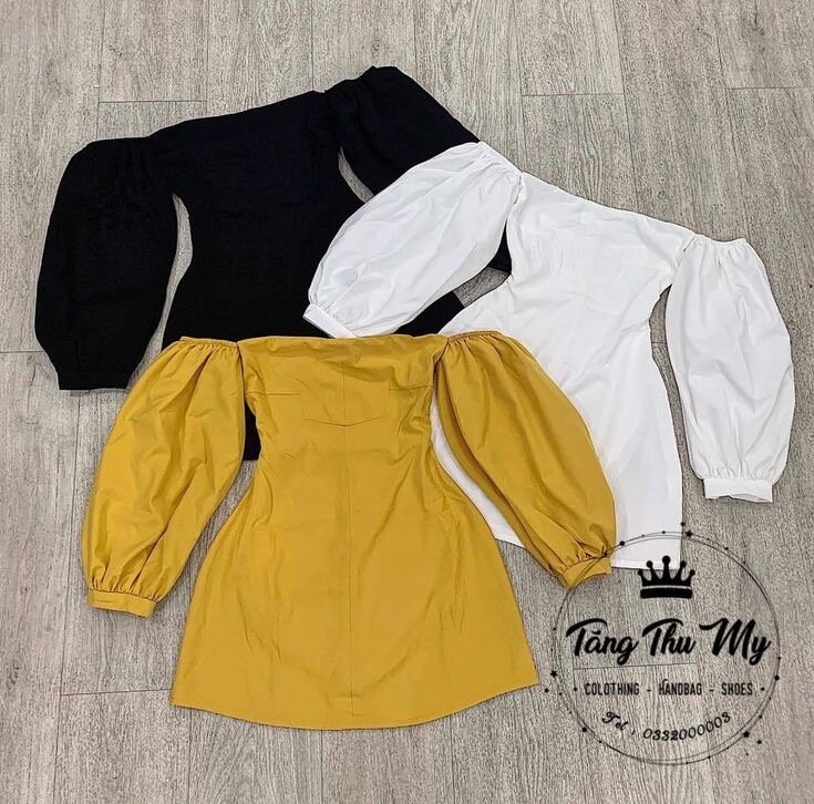 Robe élégante à manches bouffantes