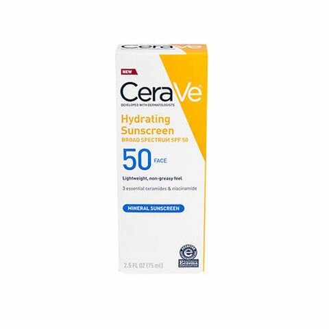 Cerave Hydrating Mineral Sunscreen SPF 50