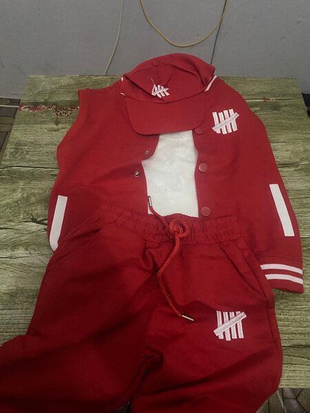 Ensemble garçon rouge style