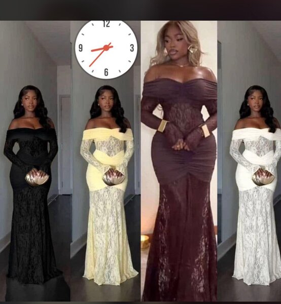 Robe longue élégante soirée