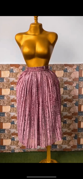 Jupe plissée élégante