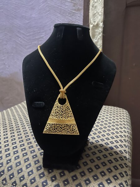 Collier Or Triangle Éthnique