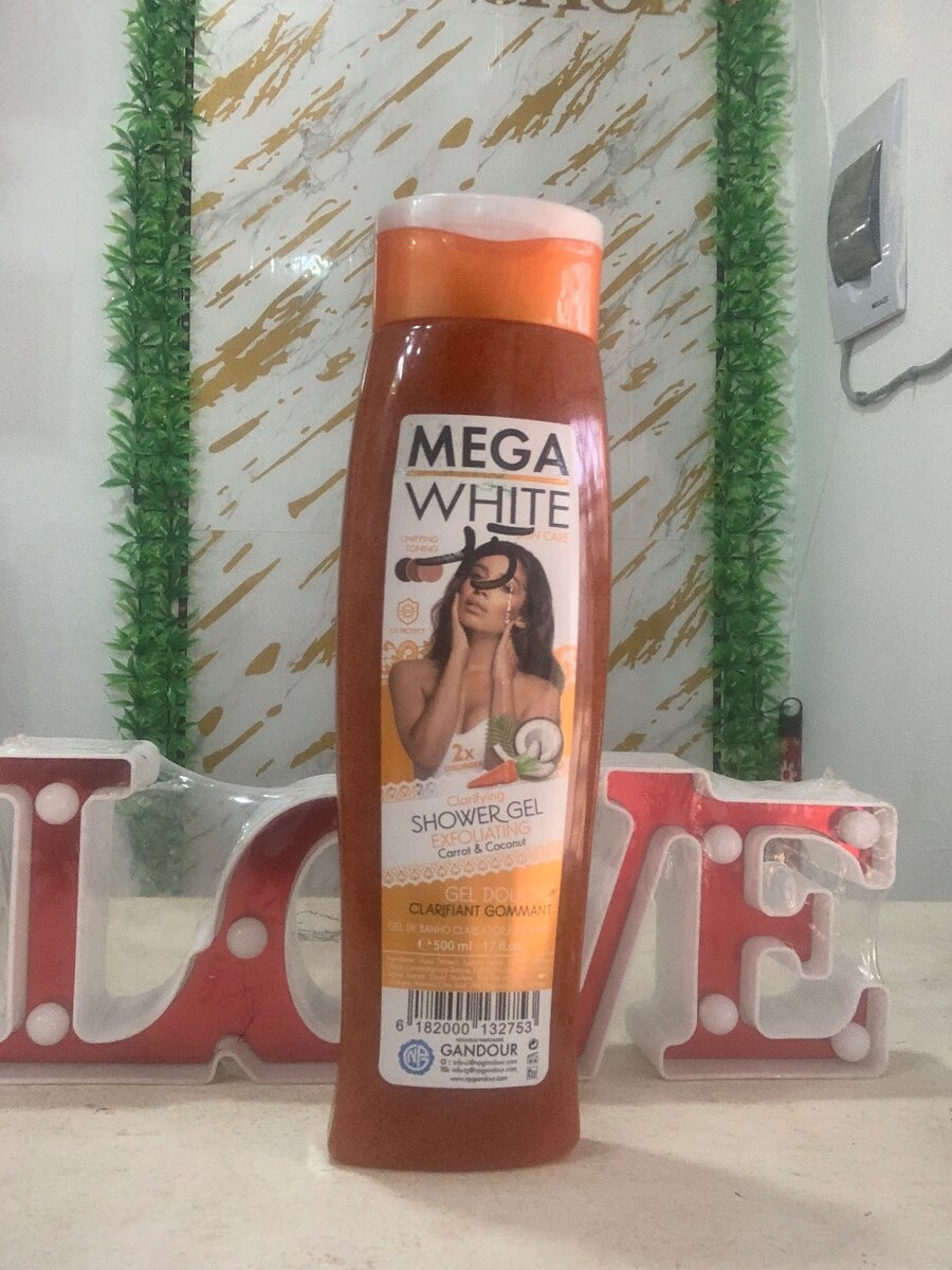 Gel douche Mega White Coco