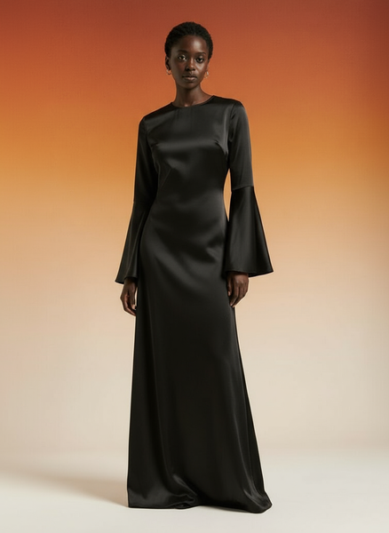 Robe longue moulante