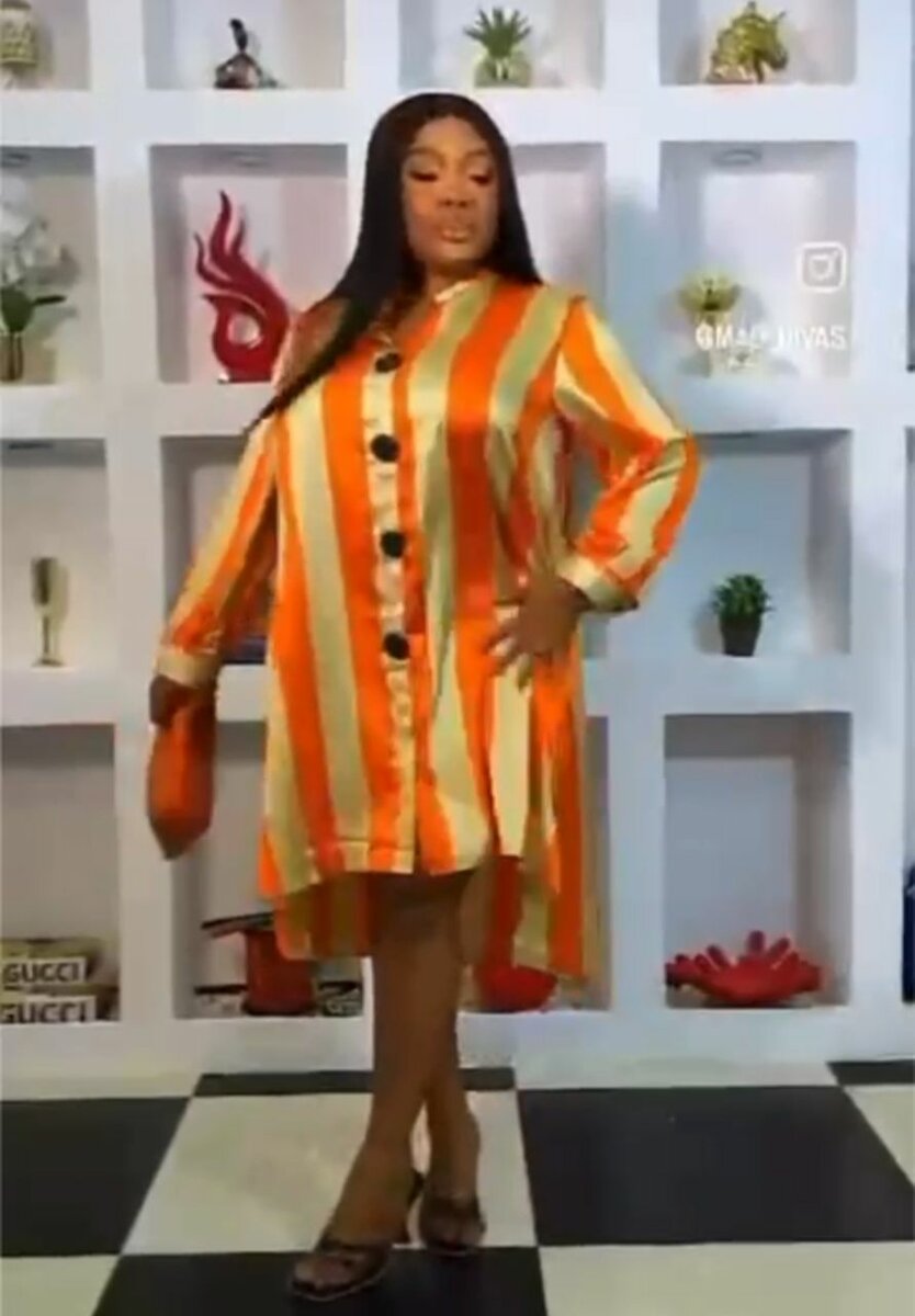 Robe élégante multicolore