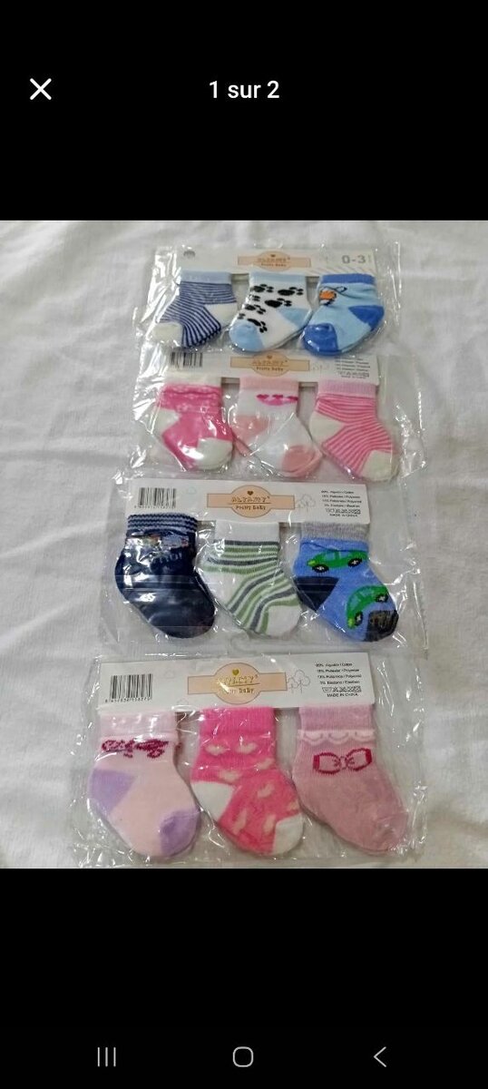 Chaussettes Bébé Multipack Coloré