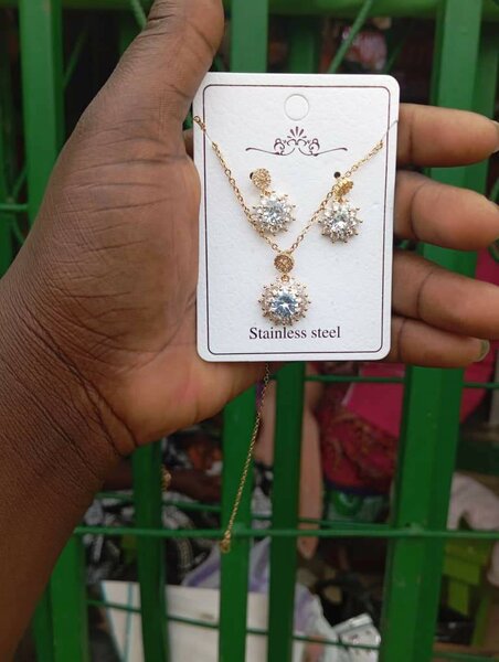 Parure Acier Inoxydable Étoile