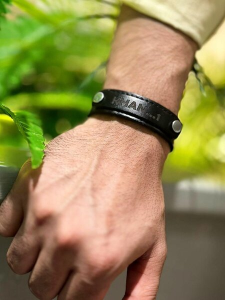 Leather bracelet