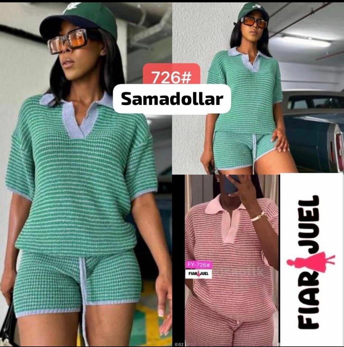 Ensemble short femme chic