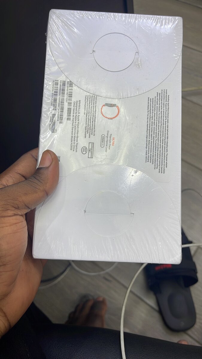 COPIED IWATCH ULTRA 49 ML TITANIUM ORANGE AIPINE LOOP