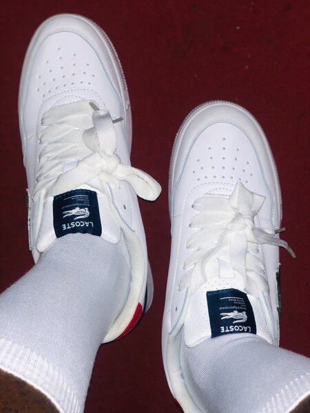 Basket Lacoste Blanche Mixte