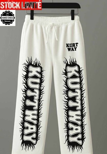 Pantalon à imprimé graphique