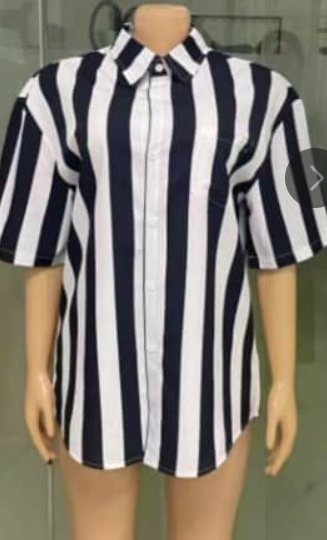 Shirt striped black