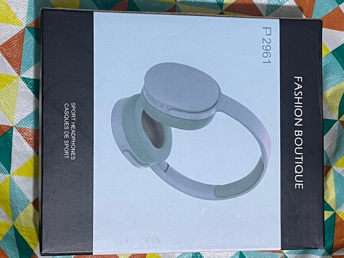 Casque audio sans fil gris