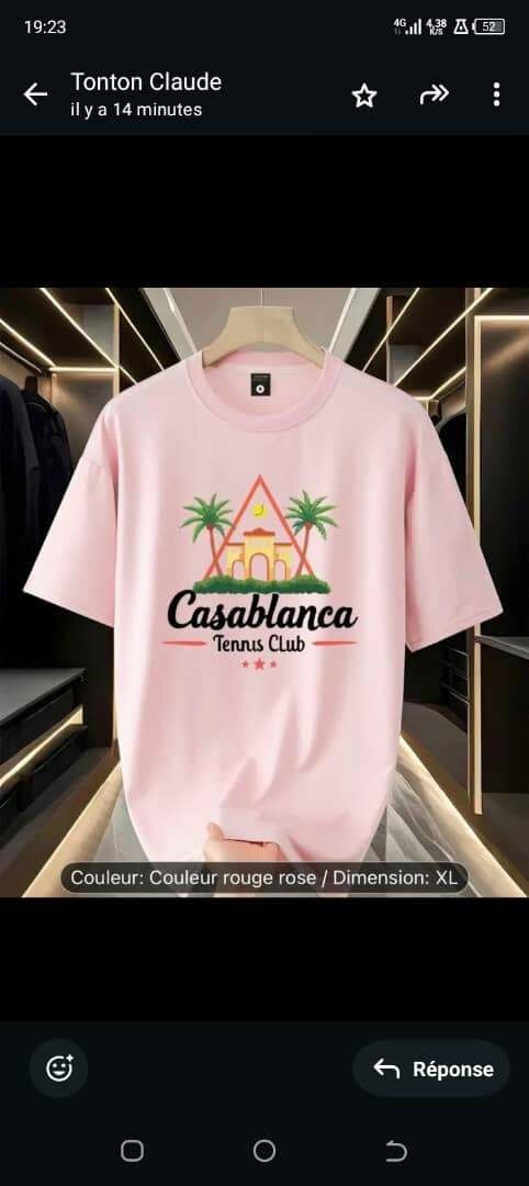 T-shirt décontracté imprimé