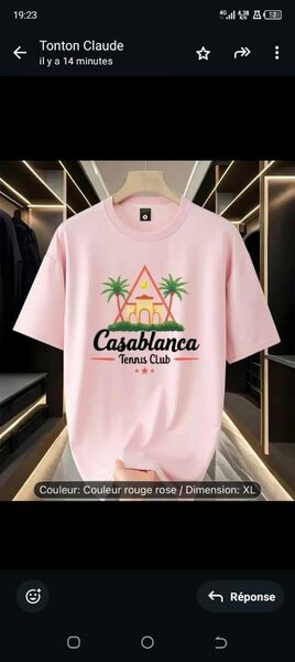 T-shirt décontracté imprimé