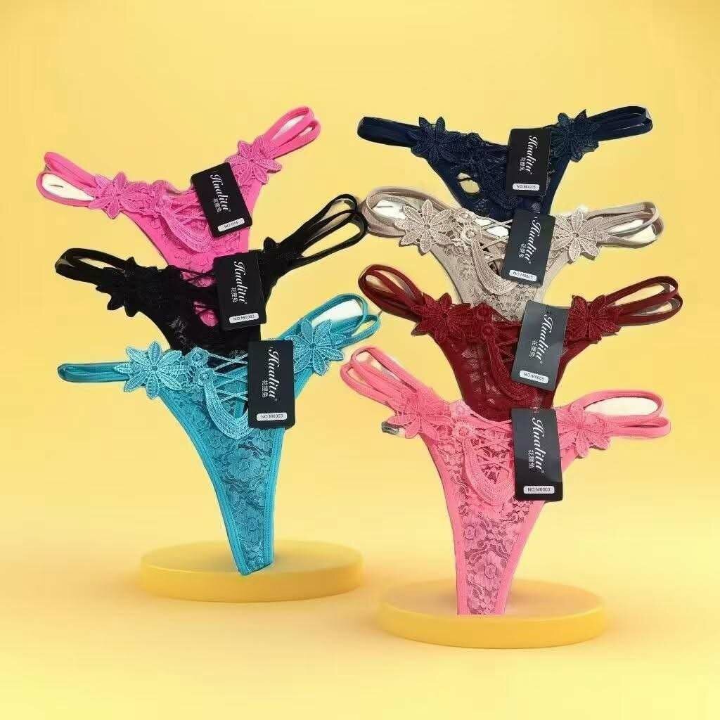 Culottes en dentelle colorées