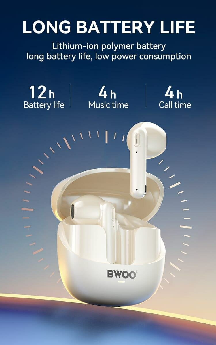 Écouteurs Bluetooth BWOO