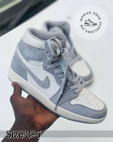 AIR JORDAN 1s grey SNEAKERS size 3 -5