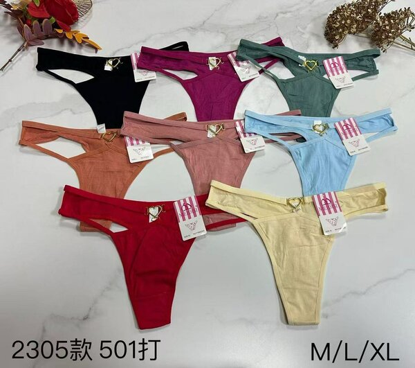 Pack de Tangas en Algodón M/L