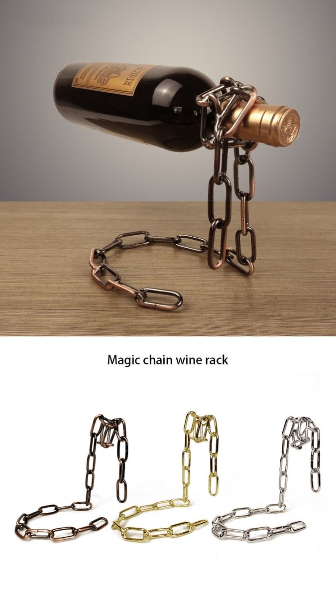 Porte-bouteille flottant original