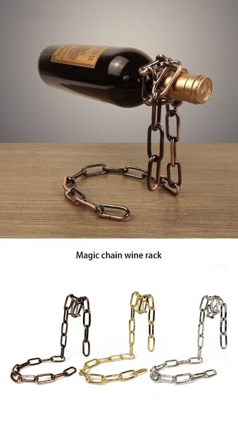 Porte-bouteille flottant original